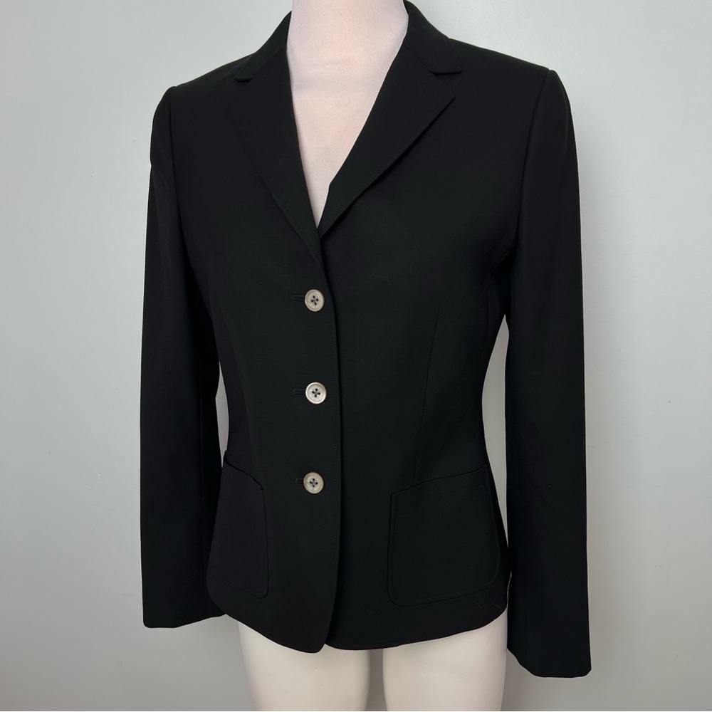 Brooks Brothers Milano Fit Wool Black Blazer - Women’s Size 6